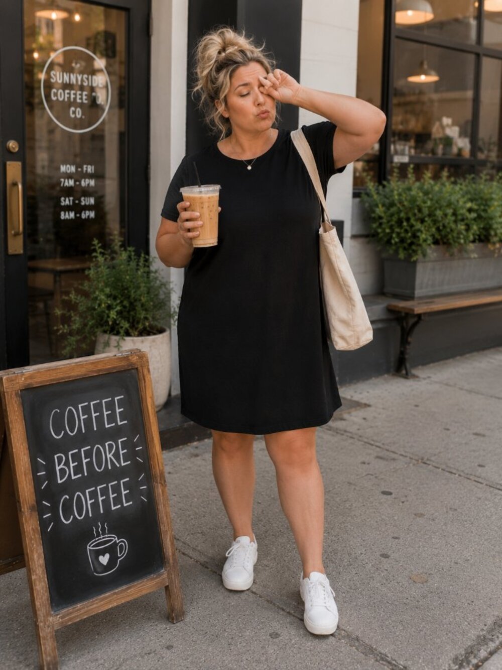 George black shift dress SZ L NWT Mini